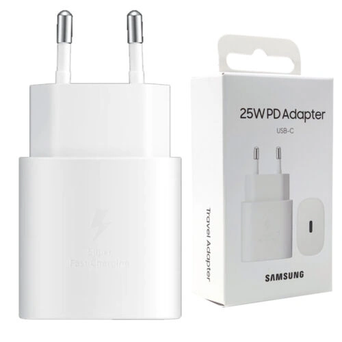 imagen de Cargador - Samsung 25W Travel Adapter, Para Samsung, Carga rápida 25 W, Blanco