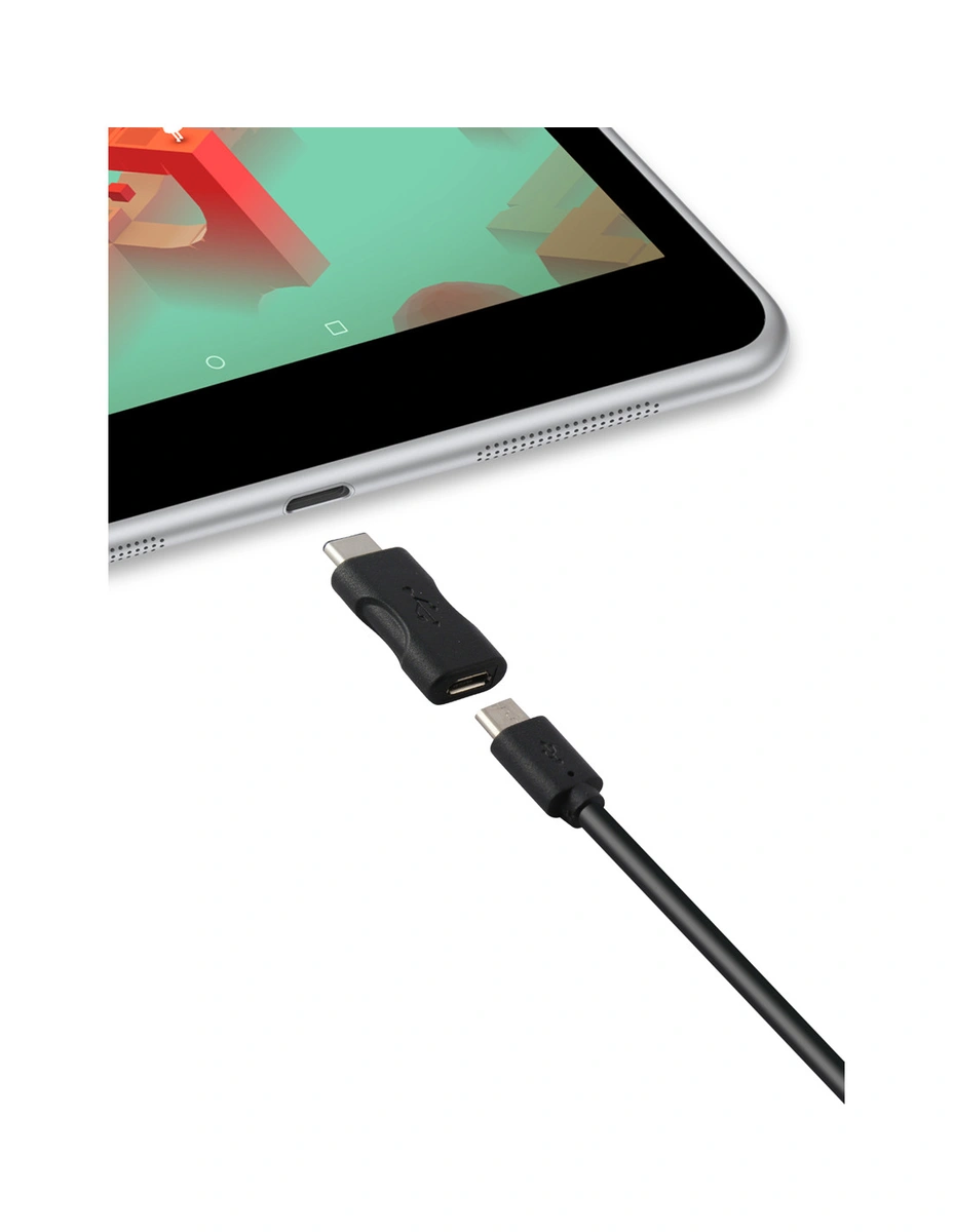 imagen de Adaptador, conectores USB-C y Micro USB