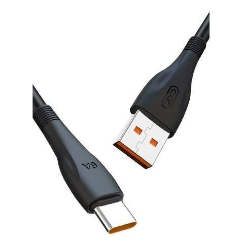 imagen de CABLE NB185 CARGA RAPIDA USB - TIPO C | 6A | 1 METRO | NEGRO