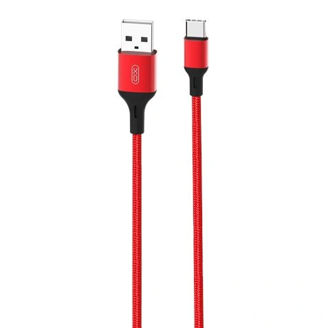 imagen de CABLE NB143 CORDON USB - TIPO C | 2.4A | 2 MTR | ROJO 