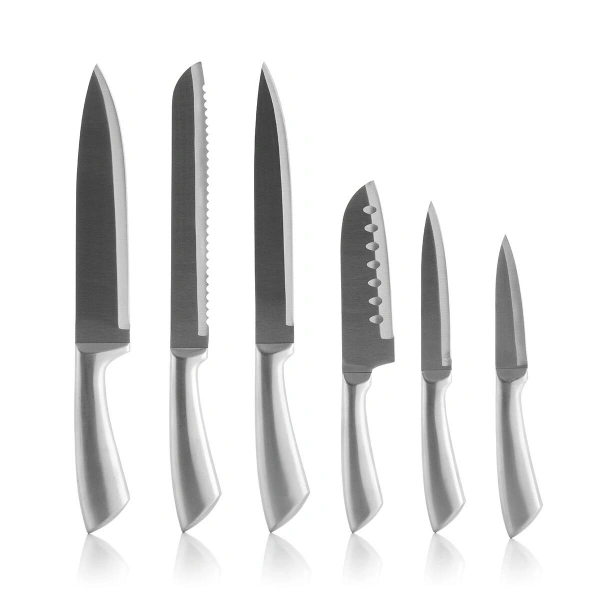 imagen de Set de Cuchillos con Soporte de Madera Spartan 7 Piezas