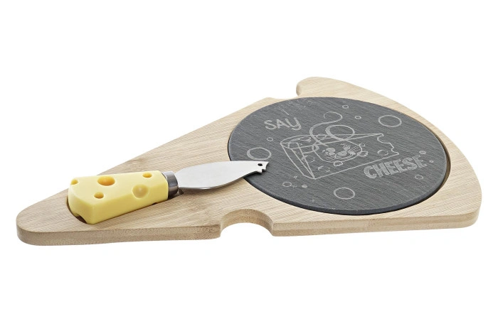 imagen de Tabla de pizarra para cortar queso