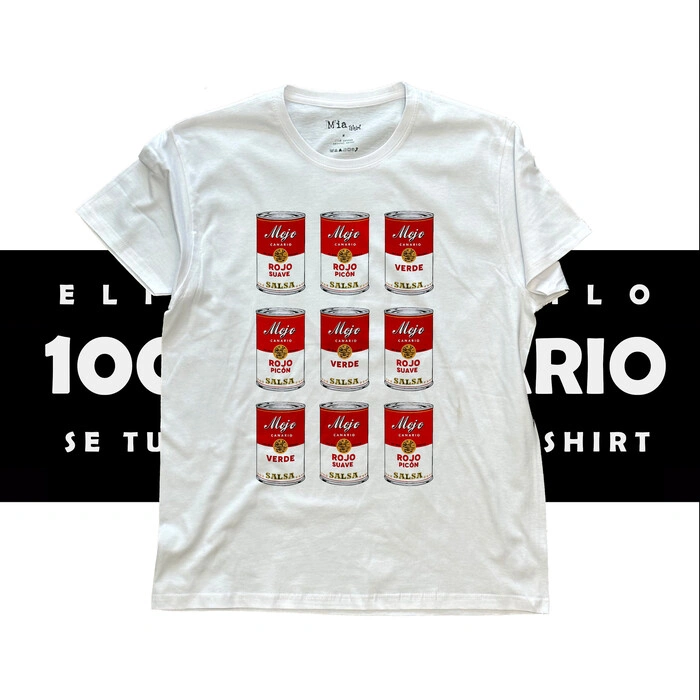Imagen de: Mojos cien por cien canarios Camiseta Unisex 